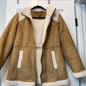 Koolaburra Tan and Cream Teddy Jacket